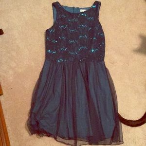 Teal dress